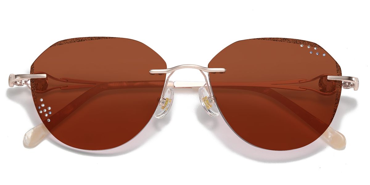 FOGLAX Rimless R137 L Photochromic Brown