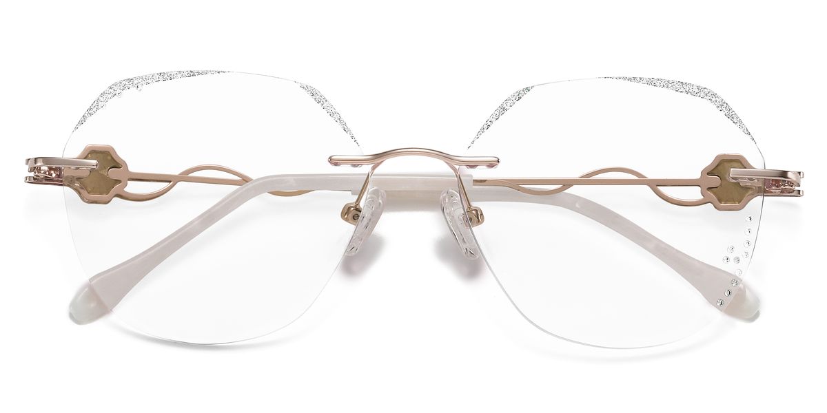 FOGLAX Rimless R131 RoseGold L