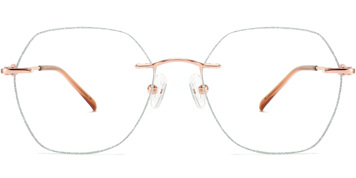 FOGLAX Rimless R118 RoseGold M
