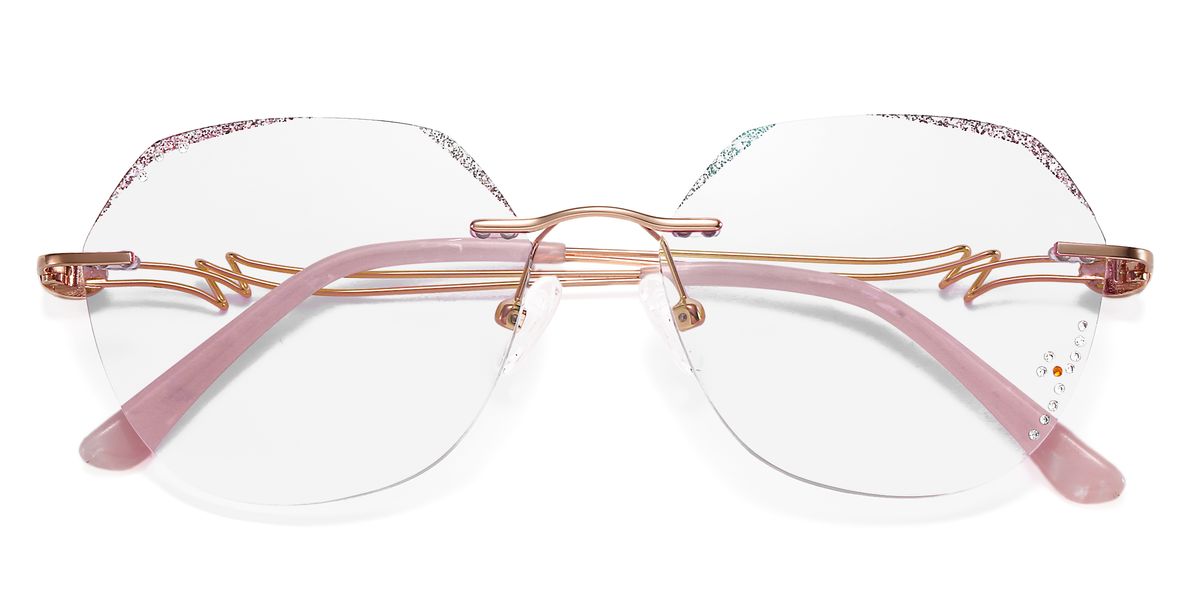 FOGLAX Rimless R122 M RoseGold