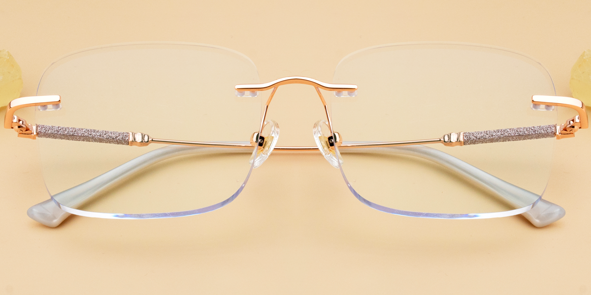 FOGLAX Rimless R126 M Pink, image 1 of 14