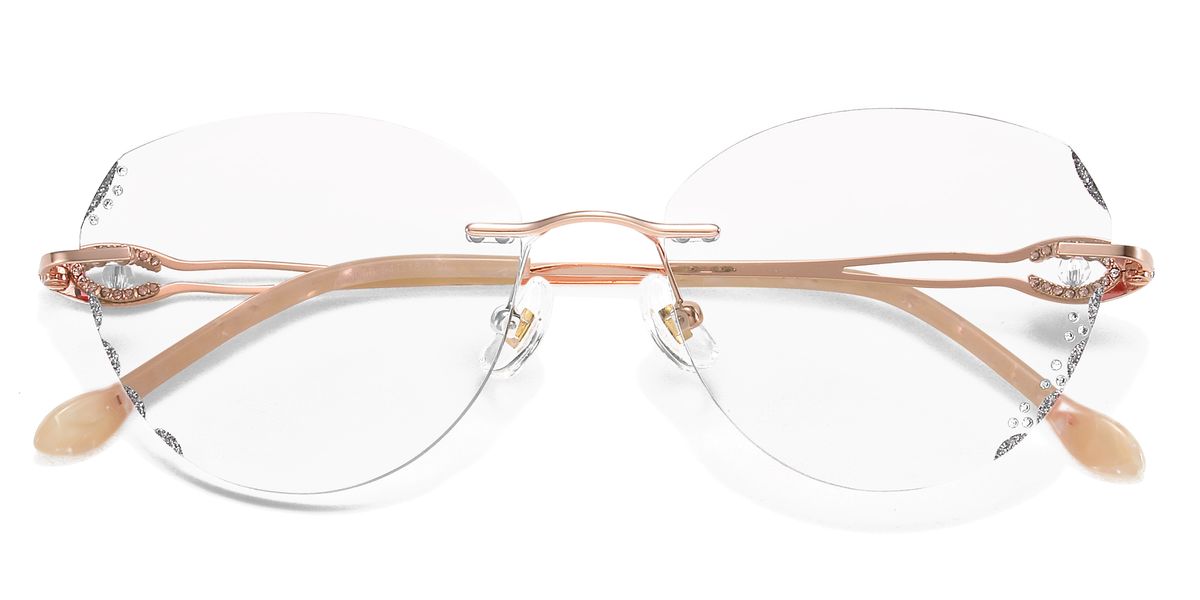 FOGLAX Rimless R129 RoseGold M